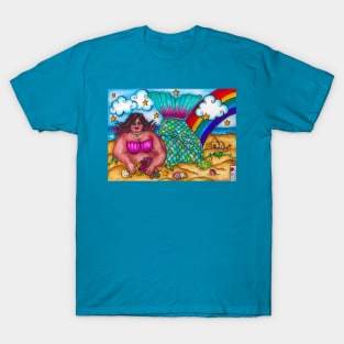 By the Sea {Latina Mermaid} T-Shirt